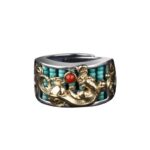 Exclusive:  Pixiu Abacus Turquoise Ring - Fortune Keeper - Image 2
