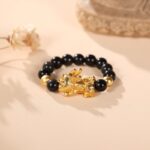 Pixiu Black Obsidian Wealth Ring