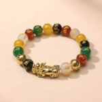 Pixiu Five Elements Crystal Bracelet – Align with Abundance and Elemental Balance