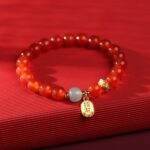 Red Agate Good Fortune Bracelet - Image 3