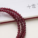 Red Garnet Beads Fu Wealth Bracelet - Image 4