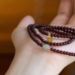 Red Garnet Beads Fu Wealth Bracelet - Image 6