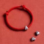Red String Fu Lucky Bracelet - Bright Red - Image 3
