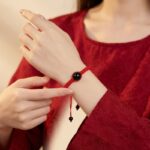 Exclusive:  Red String Rainbow Obsidian Bracelet - Image 2