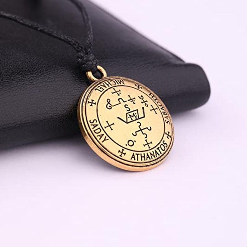 SigiloftheArchangelMichaelAmulet-ProtectionNecklace1.jpg Sigil of the Archangel Michael Amulet - Protection Necklace - Image 1