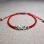 Red String Silver Pixiu Bracelet - Attract Windfall Luck - Image 6