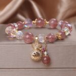 Strawberry Quartz Heart Bracelet - Image 5