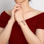 Strawberry Quartz Heart Bracelet - Image 7