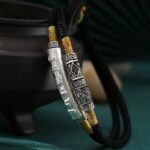 Tibetan Mantra Double Bracelet - For Luck & Protection - Image 4