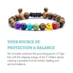 Tiger Eye Chakra Bracelet - Protection & Balance - Image 5