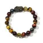 Exclusive:  Tri-Color Tiger’s Eye Pixiu Wealth Bracelet - Image 7