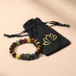 Exclusive:  Tri-Color Tiger’s Eye Pixiu Wealth Bracelet - Image 8