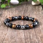 Triple Protection Bracelet - Tiger’s Eye, Obsidian, Hematite - Image 15