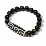 Ultimate Luck DZI 9 Eyes Obsidian Bracelet - Image 2