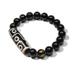 Ultimate Luck DZI 9 Eyes Obsidian Bracelet - Image 6