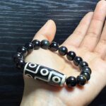 Ultimate Luck DZI 9 Eyes Obsidian Bracelet - Image 8