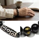 Ultimate Luck DZI 9 Eyes Obsidian Bracelet - Image 4