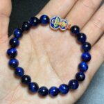Wu Lou Blue Tiger Eye Wellness Bracelet - Feng Shui Bracelet for Health - Image 4