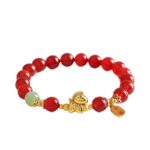 Year of the Fire Horse Bracelet - Red Agate Bracelet - Image 3