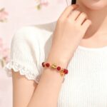 Year of the Fire Horse Bracelet - Red Agate Bracelet - Image 4